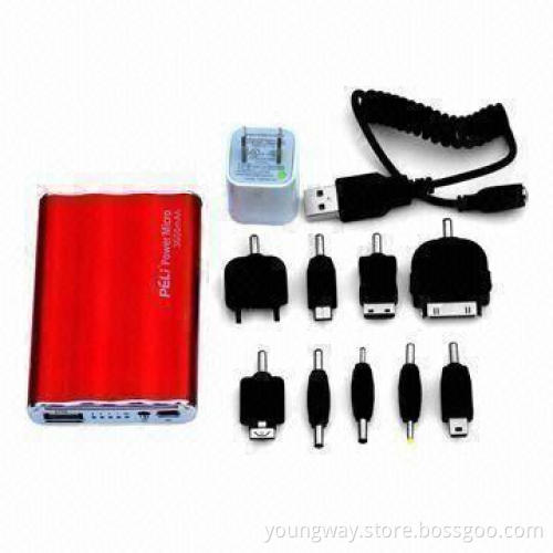 3,600mAh External Battery for Most Types of Mobile Phones, iPhone, iPad and Other Equipments